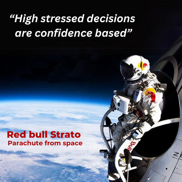 High stressed decsions are confidence based not